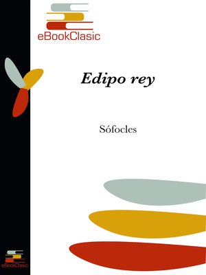 cover image of Edipo rey (Anotado)